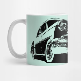 1954 Chevy Bel Air - stylized monochrome Mug